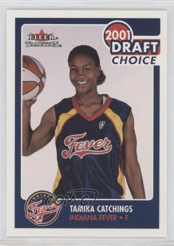 2001 Fleer Tradition WNBA 2001 Draft Choice Tamika Catchings #175 Rookie RC HOF