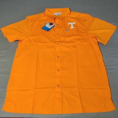 Tennessee Volunteers Columbia  Mens M  PFG Slack Tide Camp Omni-Shade Shirt