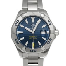 TAG HEUER Aquaracer Caliber 5 WAY2012.BA0927 Blue Men's Watch Used