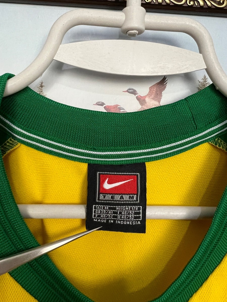 Vintage 90's Nike R9 Ronaldo Football Train Shirt Soccer Jersey