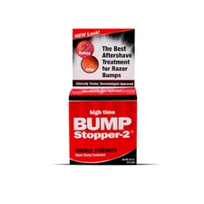 Bump Stopper 2 Double Strength Razor Bump Treatment Aftershave For Men - 0.5 OZ
