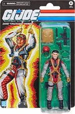 GI Joe Classified Series David  Crazylegs  Thomas Action Figure  Retro Cardback