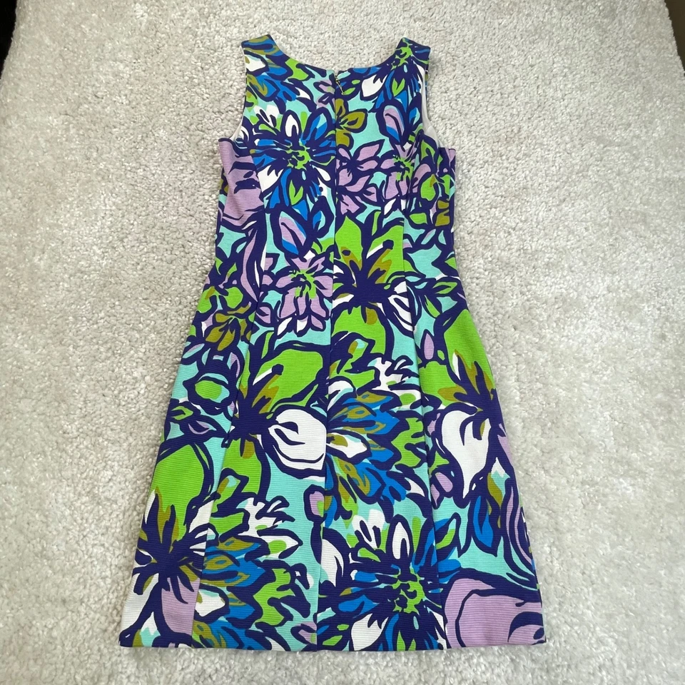 Vestido Lilly Pulitzer Janice Azul Púrpura Pasarela Mujer Mediano Foto 2 de 4