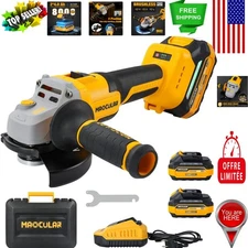 Professional Cordless Angle Grinder, Lightweight 9.83 lbs, Brushless Efficiency