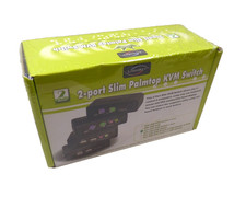 Linkskey 2 Port Slimp Palmtop PS/12 KVM Switch w/ Audio Factory Sealed