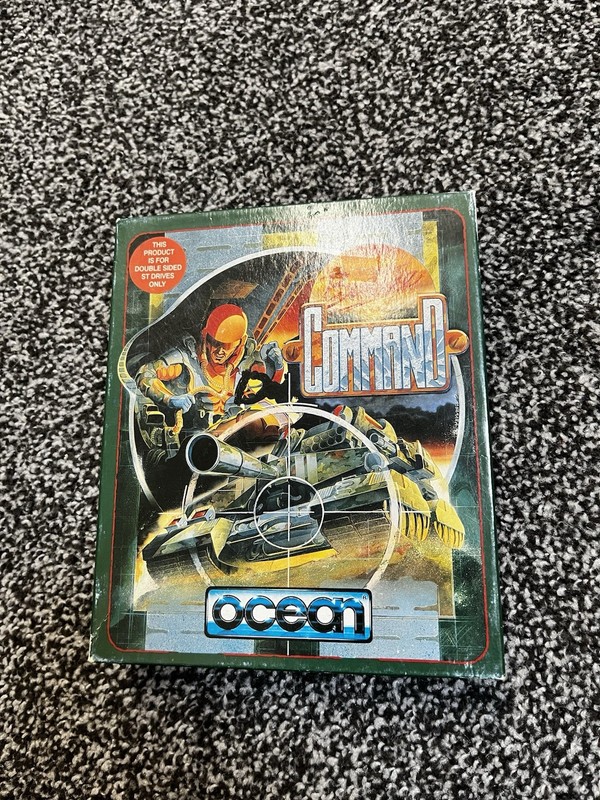 Battle Command Atari ST Complete Game Ocean Software Tank Combat Strategy. Works