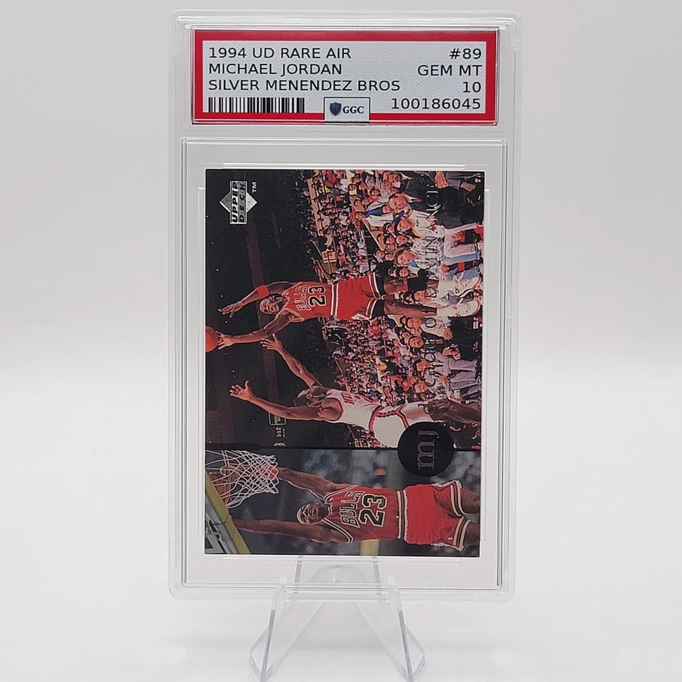 Michael Jordan 1994 Upper Deck Rare Air #89 W/ Menendez Brothers GGC GEM MINT 10 - Image 2 of 3