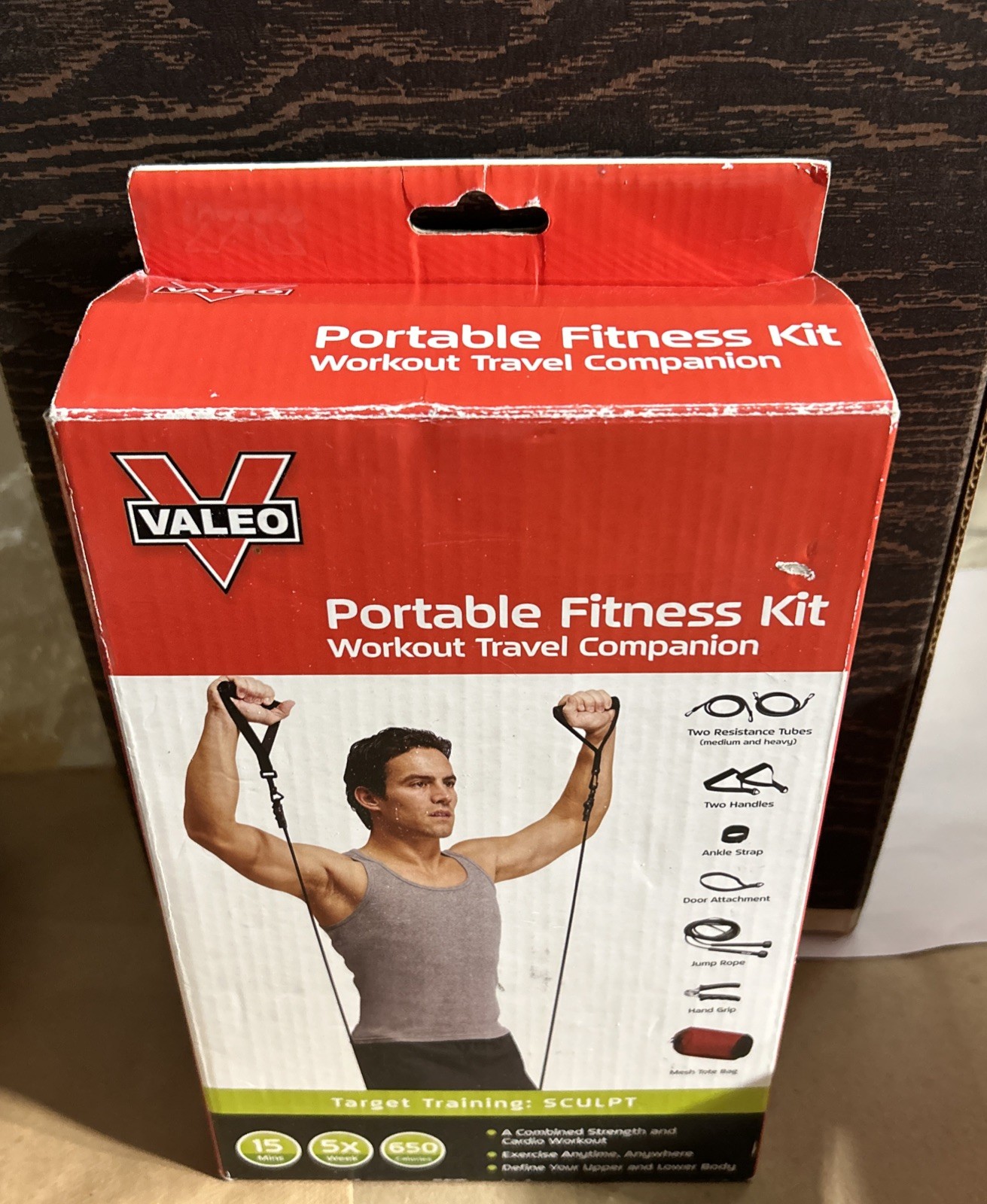 Fitness Gear Portable Fitness Kit Exercise Resistance Tubes 