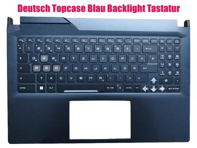 Deutsch Topcase Tastatur für MSI Cyborg 15 A12VE/A12VF/A13VE/A13VF/AI A1VFK