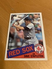 1985 Topps Boston Red Sox Dave Stapleton