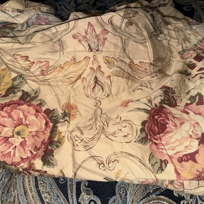 Ralph Lauren Guinevere King Flat Sheet Ruffled | eBay