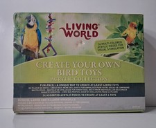 Bird Toys Create Your Own 40 Assorted Wooden Pieces Collection Living World