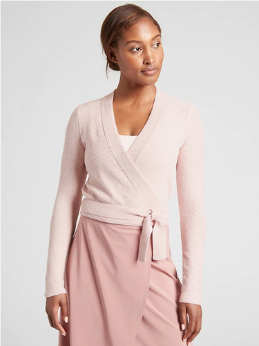 ATHLETA Grace Sweater Wrap Size L 