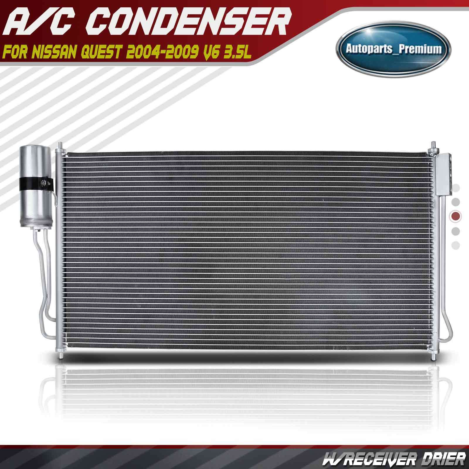 Vap-autoparts A/C Condenser With Receiver Drier – Fits 2011–2019 Ford Explorer 3.5L (Replaces EB5Z19712G / 3911)