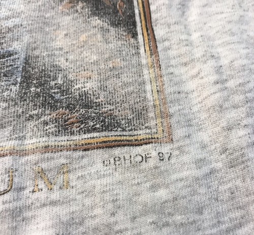 Vintage 90s T Shirt MLB National Baseball Hall of Fame Cooperstown Civil War XL - Picture 3 of 5