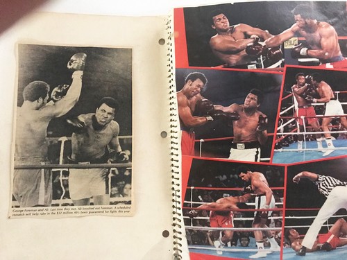 1974-1981--MUHAMMAD ALI 156 SEITEN SAMMELALBUM--VORARBEITER BIS ZU SEINEM LETZTEN KAMPF--XLNT