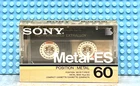 SONY   METAL  ES  60   1986  EUROPE  TYPE IV   BLANK CASSETTE TAPE (1) (SEALED)
