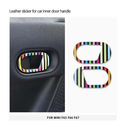 2/4PCS For Mini Cooper S F65 F66 2024 2025 Inner Door Handle Bowl Trim Stickers - Picture 15 of 33