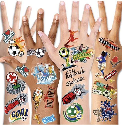 football temporary tattoo and football horn - Picture 2 of 6