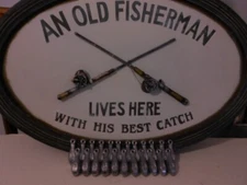 102 , 2 OZ BANK SINKERS FROM A DO-IT-MOLD