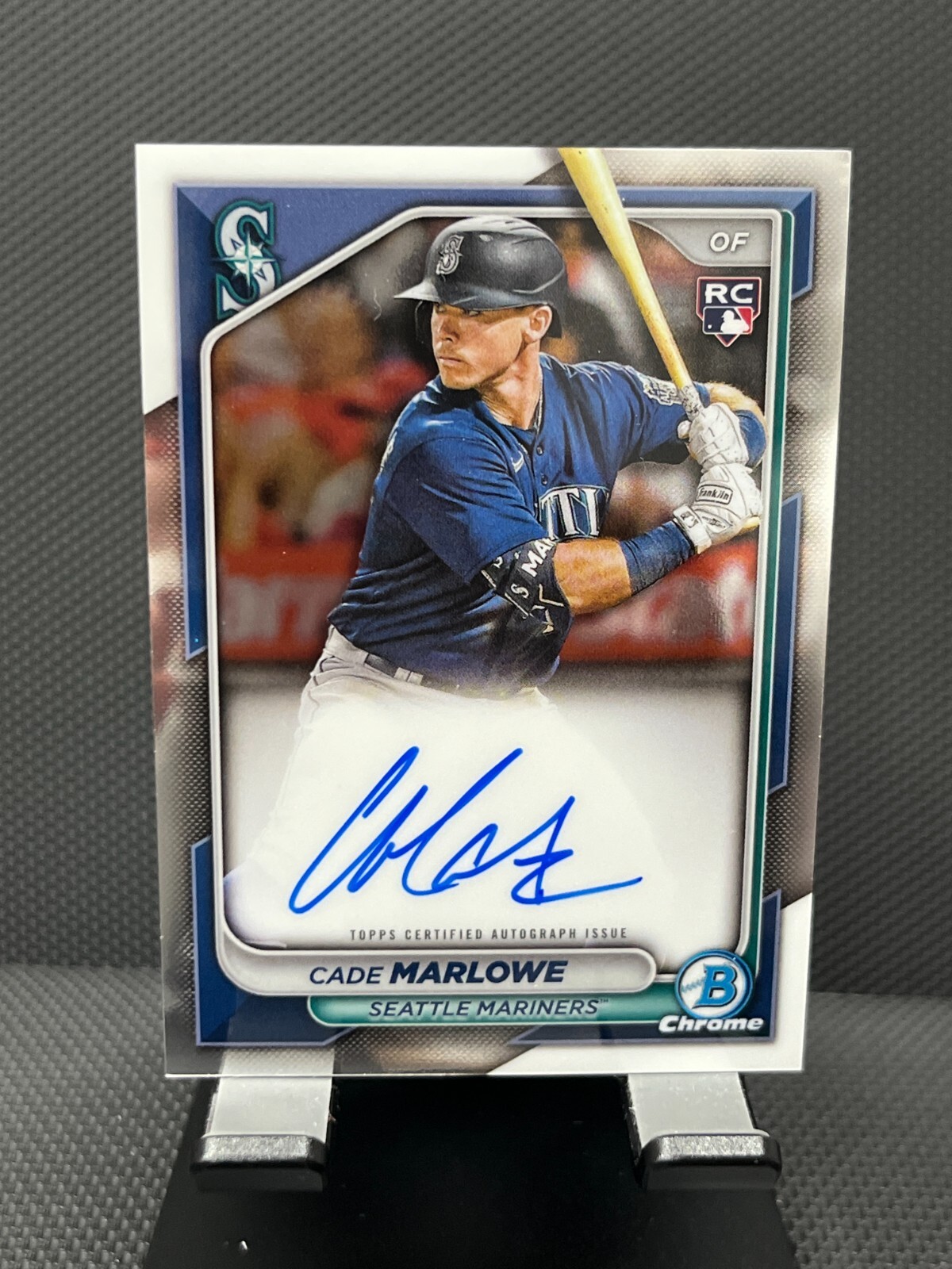 2024 Bowman Chrome Cade Marlowe Base RC Auto #CRA-CM Mariners