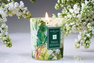Jo Malone London White Lilac & Rhubarb Scented Candle 7.05 oz New