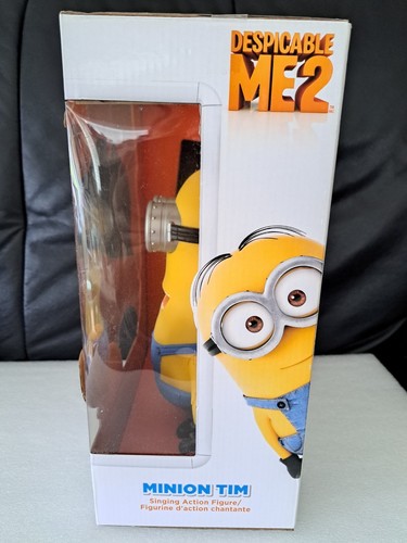 Despicable Me 2 Minion Tim Singing Action Figure New Unopened Box (See Video) - Picture 3 of 15