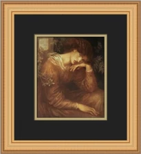 Dante Gabriel Rossetti Reverie Custom Framed Print