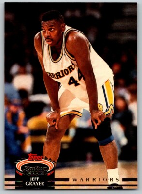 1992-93 Topps Stadium Club Basketball Card #299 Jeff Grayer #299