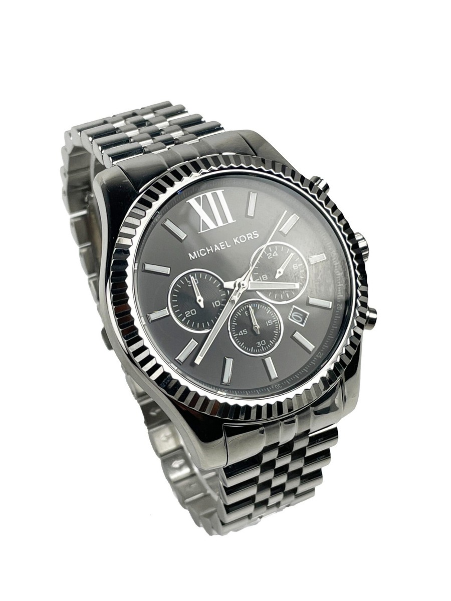 Michael Kors (MK8602) Lexington Silver Toned Stainless Steel