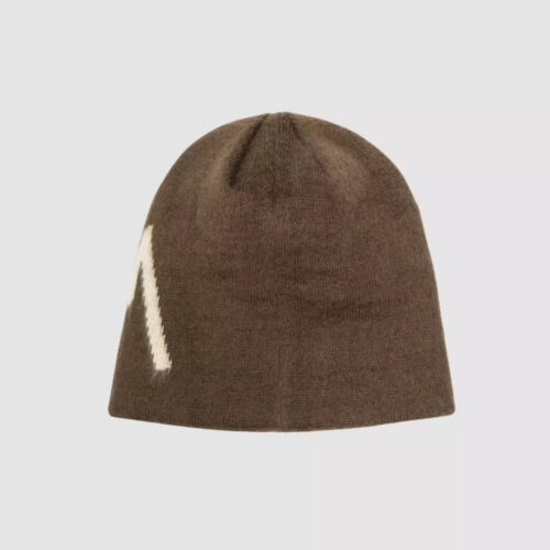 Stussy Brushed Out Stock Skullcap Beanie Brown - Picture 2 of 2