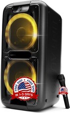 Bocinas Bluetooth Parlantes Grandes Entrada Para Guitarra, Bluetooth y Karaoke