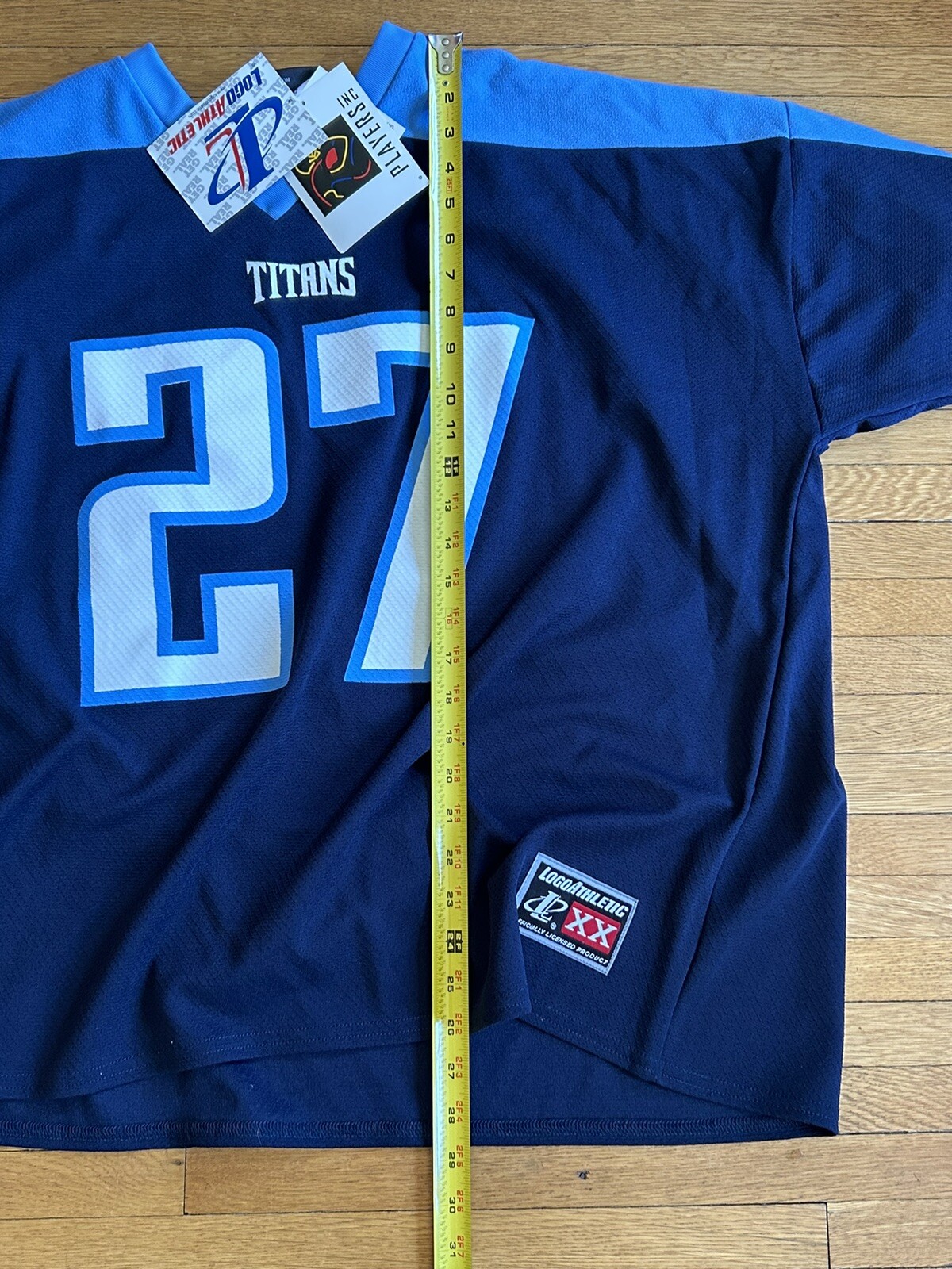 Eddie George #27 Tennessee Titans Signed Logo Athletic Jersey Sz. XXL NWT-NO COA - Picture 16 of 16