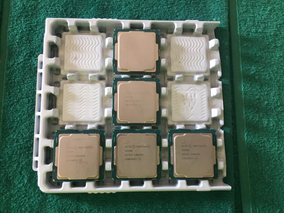 Procesador de escritorio Intel Pentium G5500 SR3YD 3,80 GHz (lote de 5) probado Foto 2 de 2