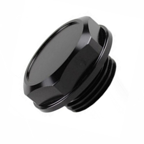Black Aluminum Oil Filler & Radiator Cap Kit For Honda/Acura - Mugen Style, Anodized 5 thumbnail image