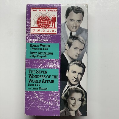 The Man From U.N.C.L.E VHS 8 The Seven Wonders of the World Affair parts 1 and 2