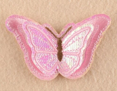 3D Iridescent Butterfly Iron on Patch Embroidery Badge Craft Sewing Pick a Color - Picture 7 of 8