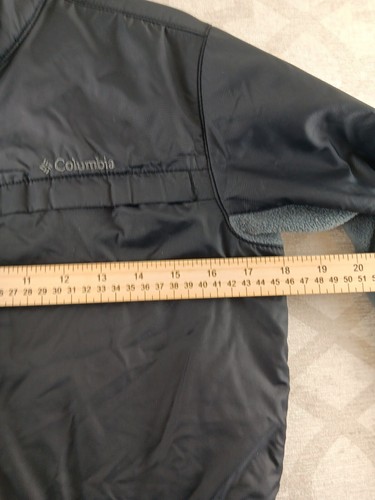 Columbia Fleece Jacket Girls Large 14-16 Black/Gray Full Zip - Picture 3 of 10