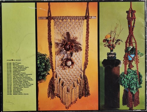 New Macramé Plant Hangers & Home Decorating Ideas Patterns By Lynn Paulin - Picture 4 of 4