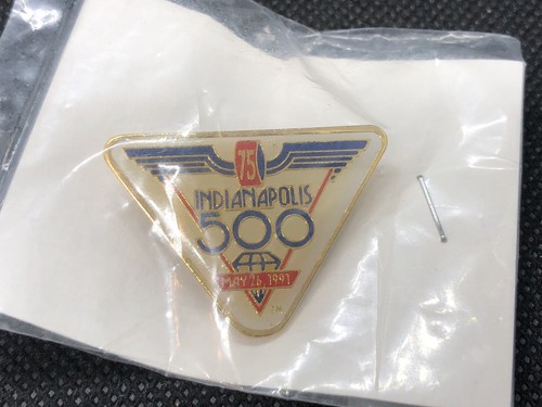 SEALED 1991 Indianapolis 500 Logo Pin Rick Mears Marlboro Team Penske Indy Chevy - Picture 3 of 8