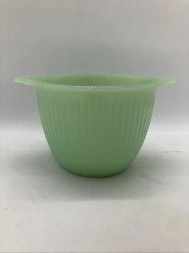 Vintage Jadeite Fire-King Sugar Dish - NO Lid