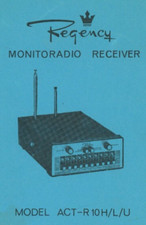 1974 Instruction Manual Regency Monitoradio Receiver Model ACT-R10H/L/U