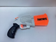 Nerf Fortnite SR Blaster 4 Dart Hammer Action Pistol Hasbro Gun Good Used Shape