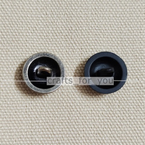 6PCS 15MM-25MM METAL SHANK BUTTONS ROUND PUNK SKULL COSTUME CLOTHING CRAFTS SEW - Picture 5 of 5