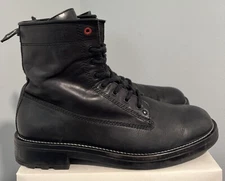 Diesel Leather Boots D-THROUPER DBB Z Y02075 PR030 T8013 Black Size Mens 12