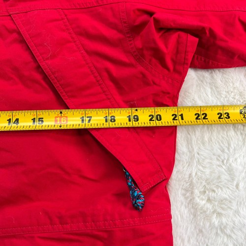 Vintage 1998 Patagonia Kids Rain Jacket Style 64280 Size 8 Red - Picture 12 of 24