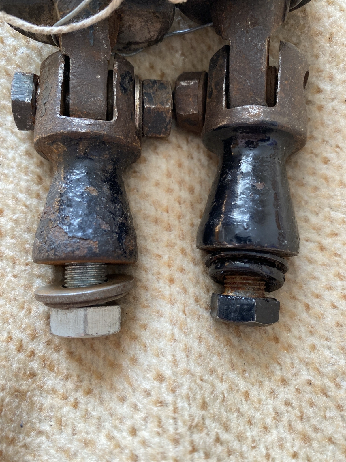 TRIUMPH 5T 6T T100 T110 T120 PILLION RIDERS FOOTRESTS eBay