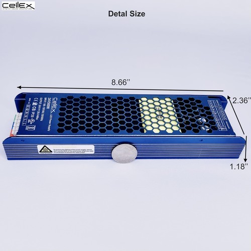 LED Driver 24V 500W IP20 UL Listed, Transformer for LED Lights, LED Power Sup... - Picture 3 of 9