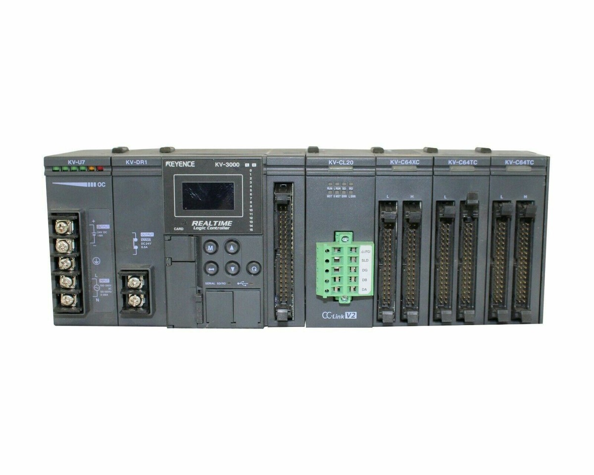 KEYENCE PLC KV-3000 KV-CL20 KV-L21V KV-C32XC KV-C64TD KEYENCE PLC KV-3000 KV-CL20 KV-L21V KV-C32XC KV-C64TD