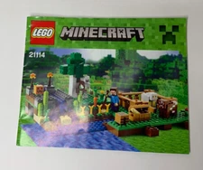 LEGO Minecraft 21114 The Farm Instruction Booklet Manual Only